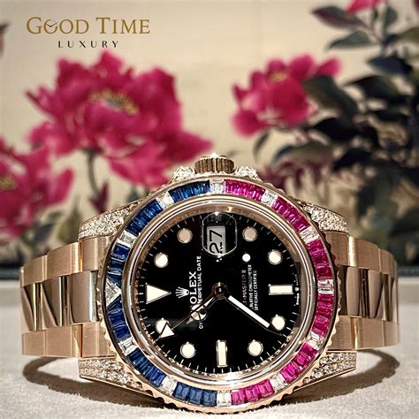 rolex saru rose gold